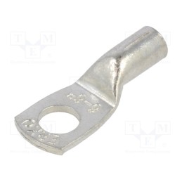 5 pcs x ERKO - KCS_6-6/1 - Tip: ring tube, M6, 6mm2, crimped, for cable, tinned, copper, 6.4mm