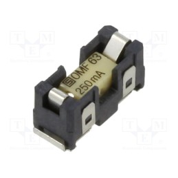 1 pcs x SCHURTER - 3422.0006.11 - Fuse holder, cylindrical fuses, SMT, -40÷85°C, 250mA, UL94V-0
