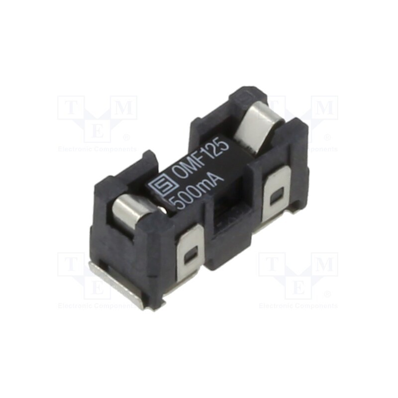 1 pcs x SCHURTER - 3404.2345.11 - Fuse holder, cylindrical fuses, SMT, -40÷85°C, 500mA, UL94V-0