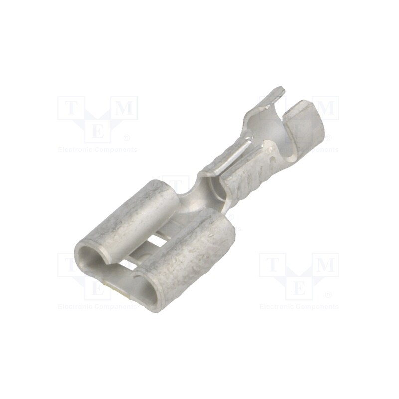 5 pcs x TE Connectivity - 41729-2 - Terminal: flat, 6.3mm, 0.8mm, female, 0.8÷1.4mm2, crimped, straight