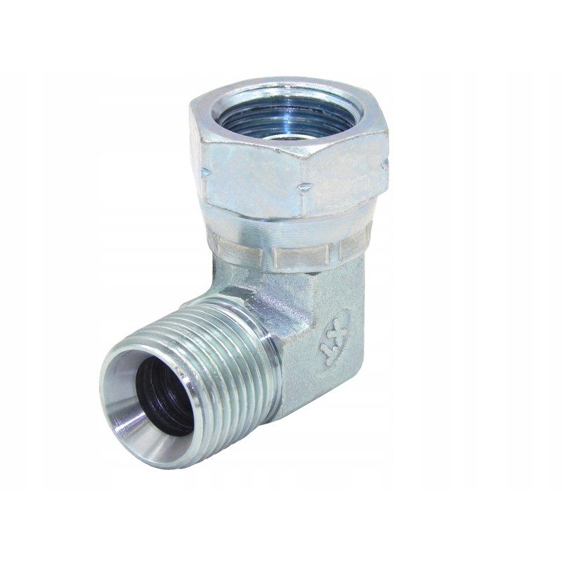Hydraulic elbow connector with BSP nut 1 1 4
