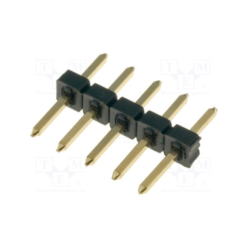5 pcs x FISCHER ELEKTRONIK - SLY 1 085 5 G - Pin header, pin strips, male, PIN: 5, straight, 2mm, THT, 1x5