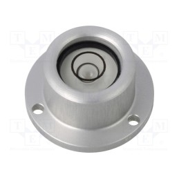 1 pcs x ELESA+GANTER - GN 2277-ALN-20-K-30-A - Spirit level, mounting flange, for bolting surface, H: 10mm