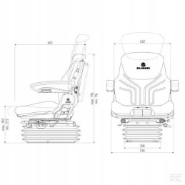 Maximo comfort plus grammer seat new design