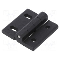 1 pcs x ELESA+GANTER - GN 235-ZD-45-45-DB-SW - Hinge, Width: 45mm, cast zinc, H: 45mm, without regulation
