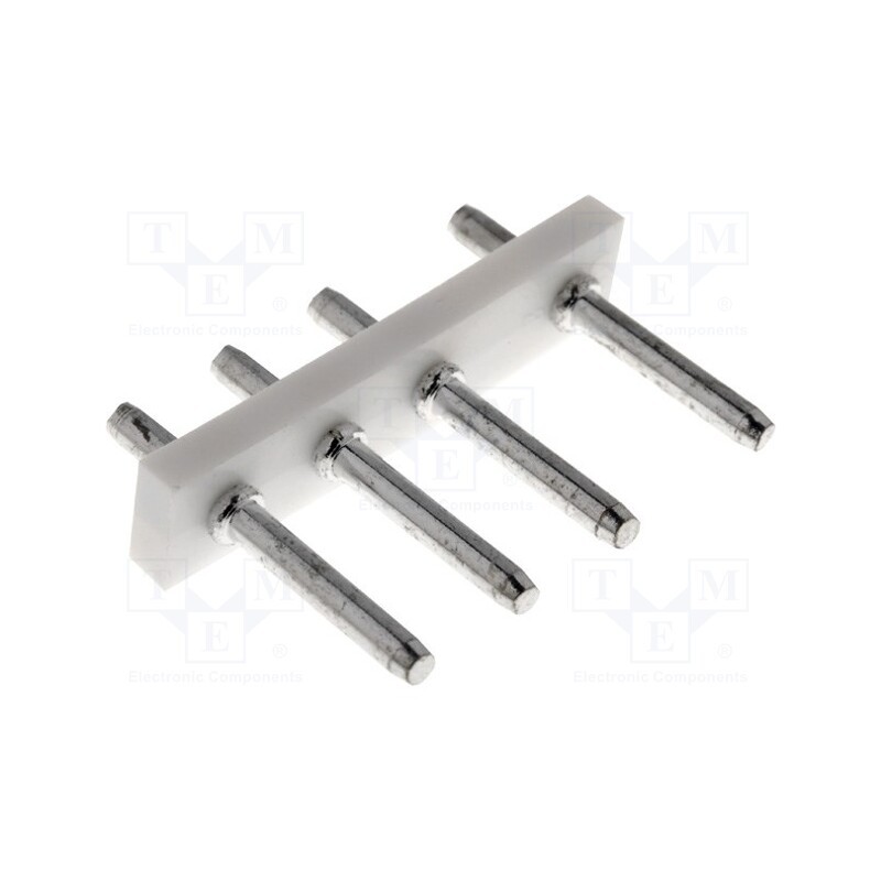 5 pcs x NINIGI - NHW-04 - Socket, wire-board, 5/7.5mm, PIN: 4, THT, 250V, 5A, tinned, -25÷85°C