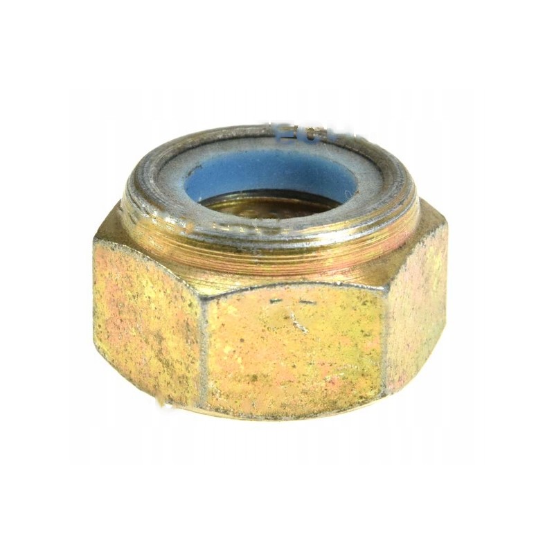 Nut with insert 5 8 for the ball joint of the linkage