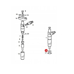 Deutz Fendt injector sealing ring