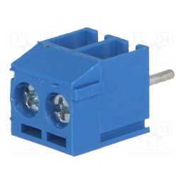 5 pcs x TE Connectivity - 1776275-2 - PCB terminal block, angled 90°, 3.5mm, ways: 2, on PCBs, terminal