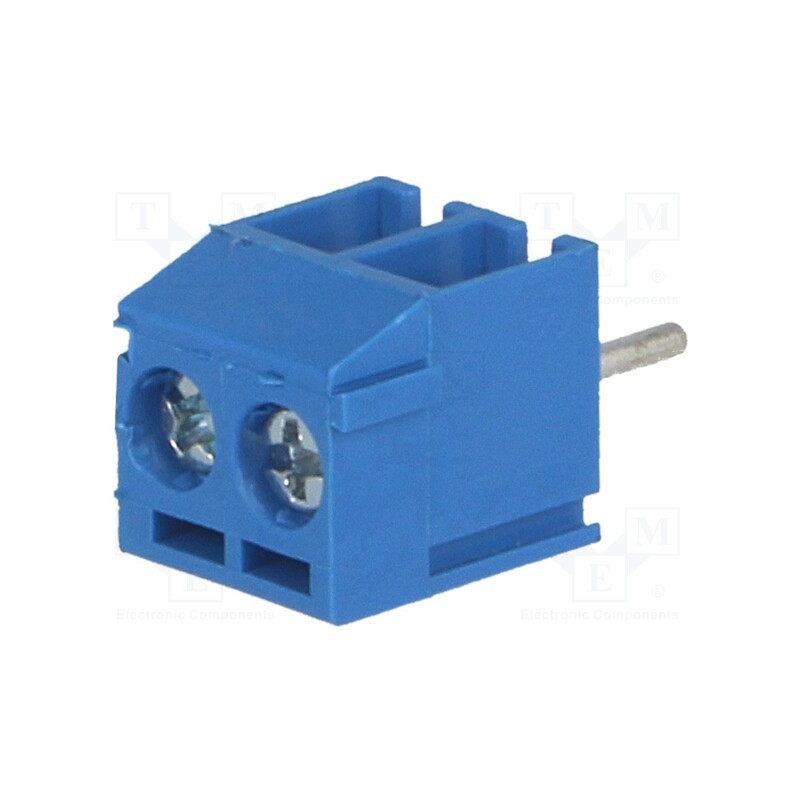 5 pcs x TE Connectivity - 1776275-2 - PCB terminal block, angled 90°, 3.5mm, ways: 2, on PCBs, terminal