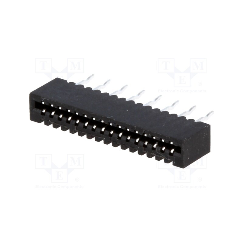 5 pcs x CONNFLY - DS1020-04-16BVT1 - Connector: FFC/FPC, straight, PIN: 16, Non-ZIF, THT, tinned, 20mΩ
