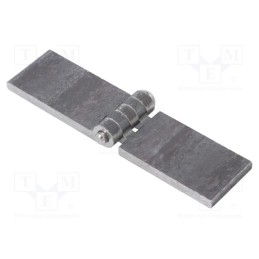1 pcs x ELESA+GANTER - GN 1366-ST-120-30-A-BL - Hinge, Width: 120mm, steel, H: 30mm, without coating,for welding