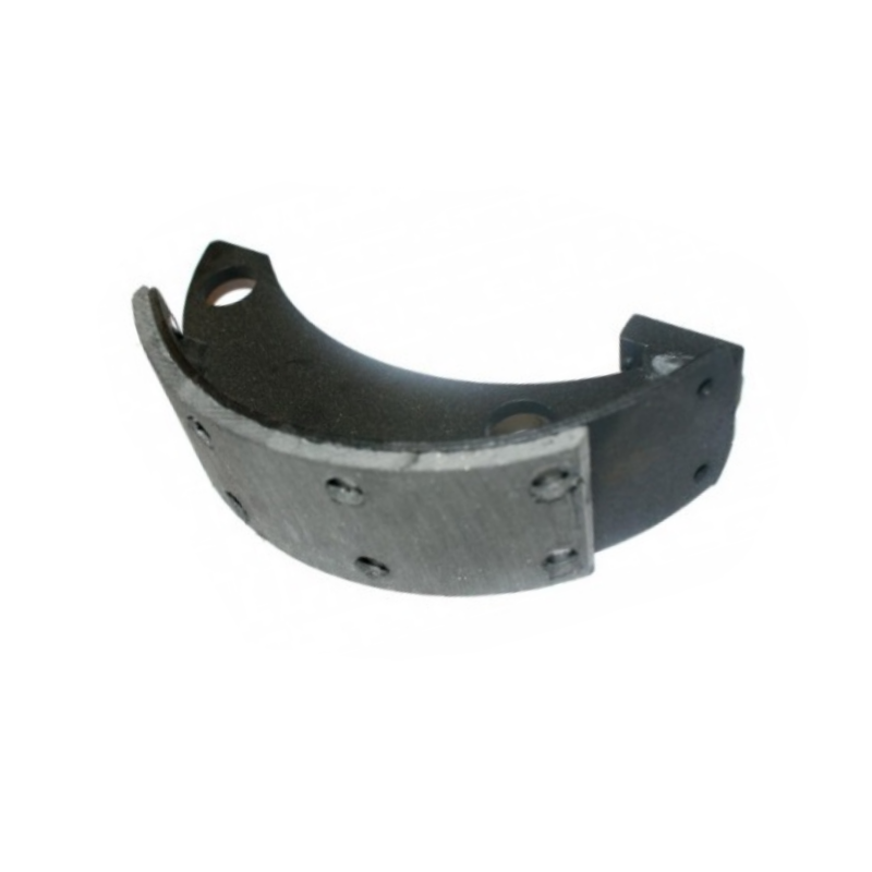 The brake shoes of Ursus C 330 C330 Poland are barking