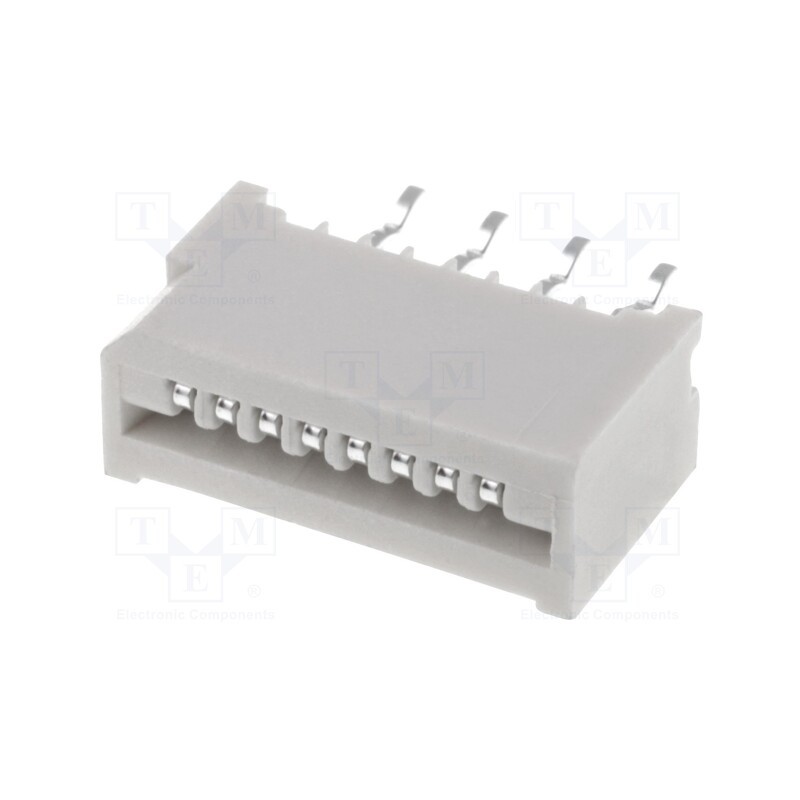 5 pcs x CONNFLY - DS1020-01-08BT1 - Connector: FFC/FPC, straight, PIN: 8, Non-ZIF, THT, tinned, 20mΩ