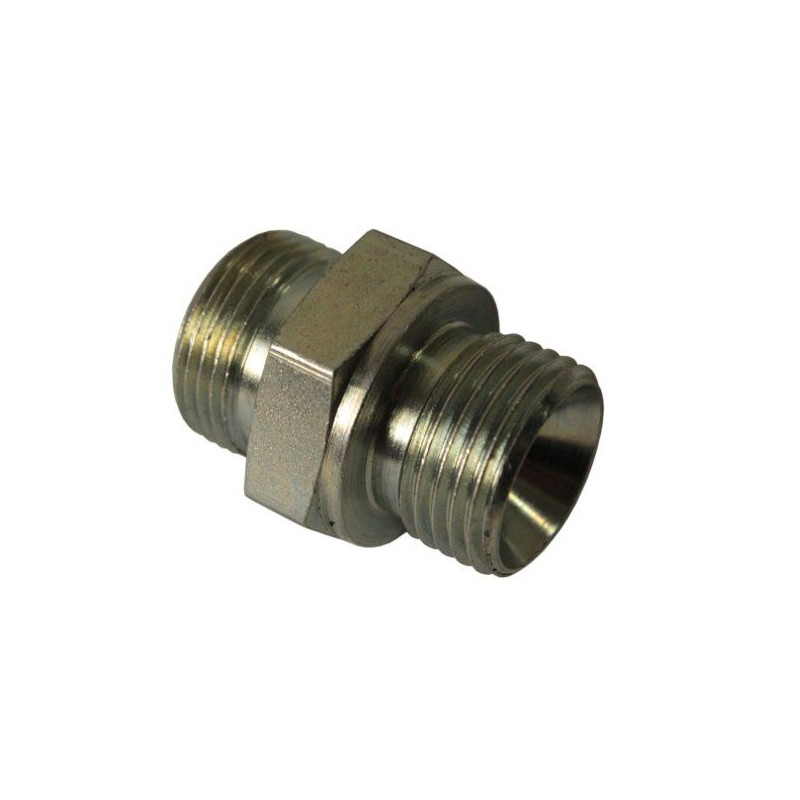 Connector, hydraulic reducing nipple 1 2 x m22x1 5