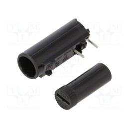 1 pcs x ESKA - 502830 - Fuse holder, cylindrical fuses, THT, 5x20mm, 10A, Pitch: 10mm, 5mΩ