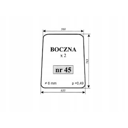 Side window mtz 82 45