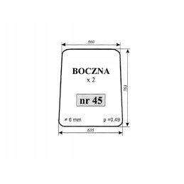 Side window mtz 82 45