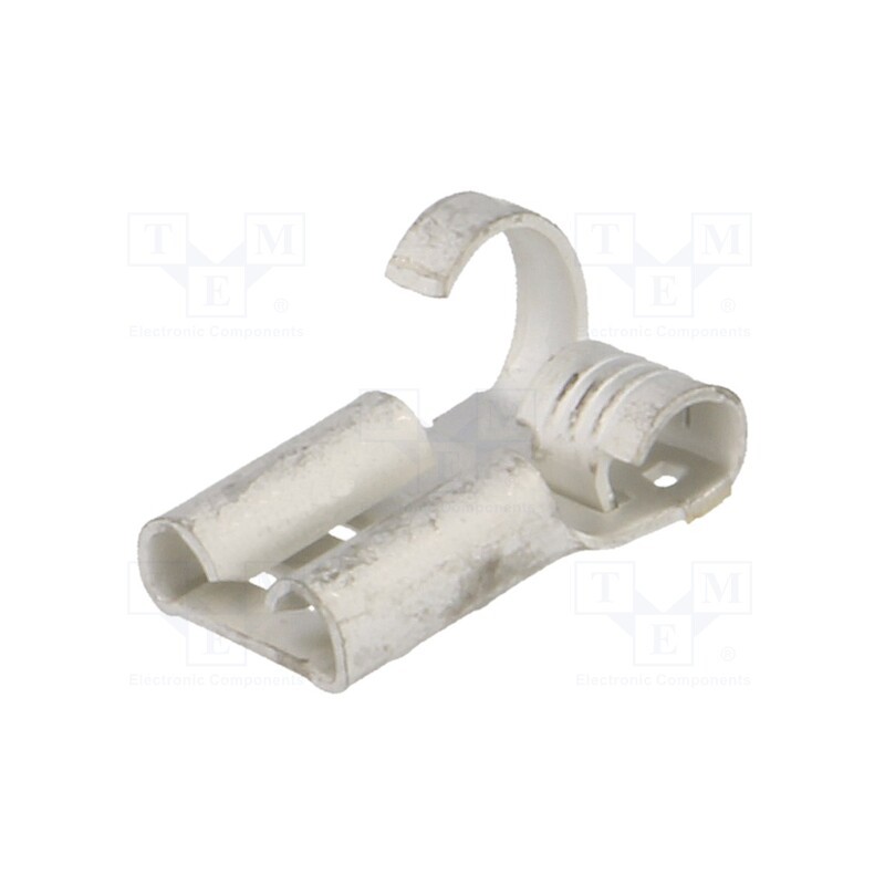 5 pcs x TE Connectivity - 41898 - Terminal: flat, 6.3mm, 0.8mm, female, 0.8÷3mm2, crimped, for cable