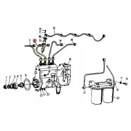Pipe 2nd cylinder C 360