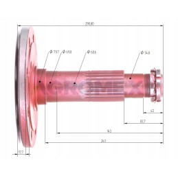 Roll the wheels without studs and nuts C 360 Ursus