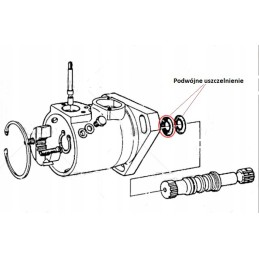 7135 114 dpa hydraulic set 2 x seal fight