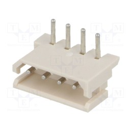 5 pcs x MOLEX - 22057045 - Socket, wire-board, male, Mini-SPOX, 2.5mm, PIN: 4, THT, 3A, tinned