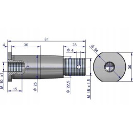 Power steering actuator pin