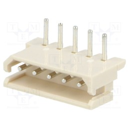 5 pcs x MOLEX - 22057055 - Socket, wire-board, male, Mini-SPOX, 2.5mm, PIN: 5, THT, 3A, tinned