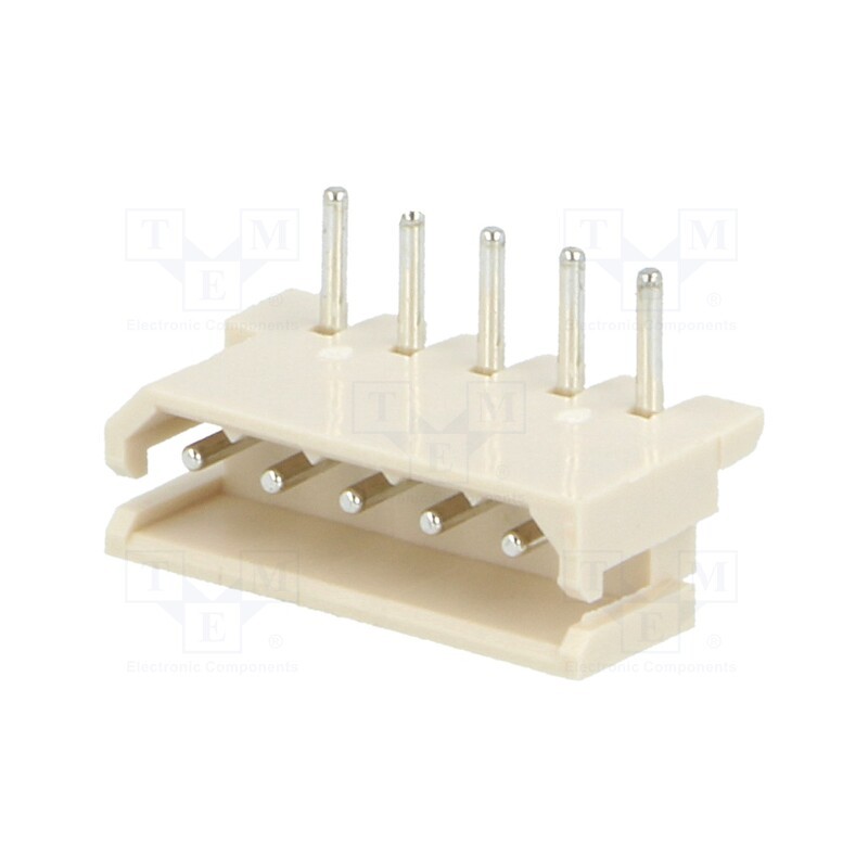 5 pcs x MOLEX - 22057055 - Socket, wire-board, male, Mini-SPOX, 2.5mm, PIN: 5, THT, 3A, tinned