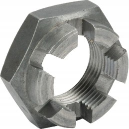 Crown nut m30 x 2 pr80