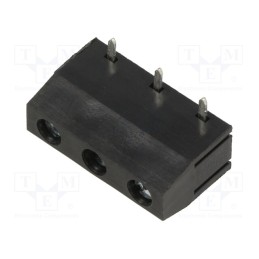 5 pcs x XINYA - XY705R-3P 7.5MM BLACK - PCB terminal block, straight, 7.5mm, ways: 3, on PCBs, terminal