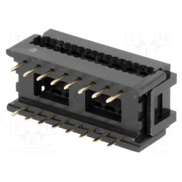 5 pcs x CONNFLY - DS1019-16NBSIA - IDC transition, PIN: 16, for ribbon cable, 1.27mm, Layout: 2x8