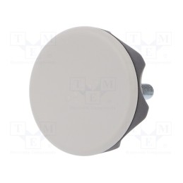 1 pcs x ELESA+GANTER - 222416-C3 - Knob, Ø: 56mm, Ext.thread: M8, 30mm, technopolymer PA, Cap: grey