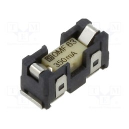 1 pcs x SCHURTER - 3422.0043.11 - Fuse holder, cylindrical fuses, SMT, -40÷85°C, 350mA, UL94V-0