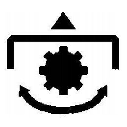 Power transmitter shaft symbol