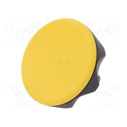 1 pcs x ELESA+GANTER - 222406-C4 - Knob, Ø: 56mm, Ext.thread: M8, 20mm, technopolymer PA, Cap: yellow