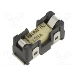 1 pcs x SCHURTER - 3422.0010.11 - Fuse holder, cylindrical fuses, SMT, -40÷85°C, 1.25A, UL94V-0