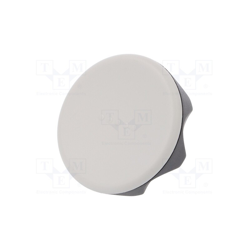 1 pcs x ELESA+GANTER - 222406-C3 - Knob, Ø: 56mm, Ext.thread: M8, 20mm, technopolymer PA, Cap: grey