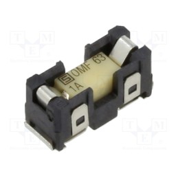 1 pcs x SCHURTER - 3422.0009.11 - Fuse holder, cylindrical fuses, SMT, -40÷85°C, 1A, UL94V-0, black