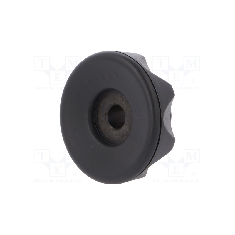 1 pcs x ELESA+GANTER - 220416-C1 - Knob, Ø: 56mm, H: 29mm, technopolymer PA, Boss material: steel