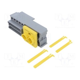 1 pcs x MTA - 101510 - Case, push-in, ways: 11, Mat: polyamide 66, grey, Kit: holder