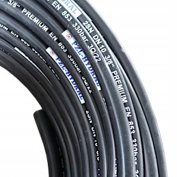 Hydraulic hose for crimping dn10 with 2 braids