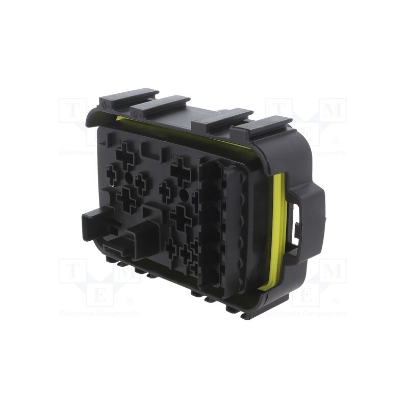 1 pcs x MTA - 101491 - Case, push-in, ways: 10, Mat: polyamide 66, black