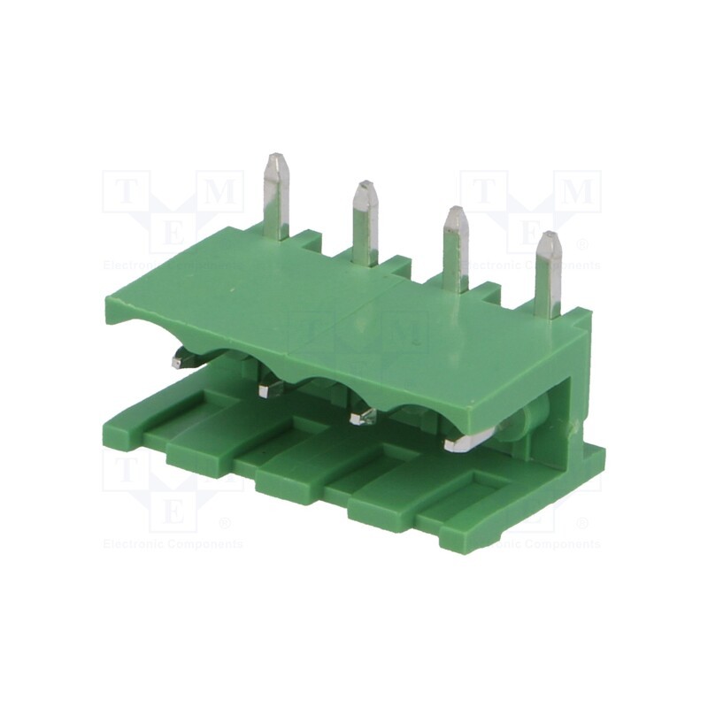 5 pcs x DEGSON ELECTRONICS - 2EDGR-5.0-04P-14-00A(H) - Pluggable terminal block, 5mm, ways: 4, angled 90°, socket, male