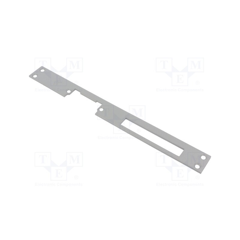 1 pcs x LOCKPOL - 902 G - Frontal plate, long,flat, W: 25mm, for electromagnetic lock, grey