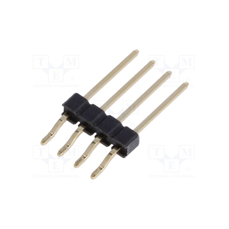 5 pcs x NINIGI - ZL315-4SGH - Pin header, pin strips, male, PIN: 4, horizontal, 2.54mm, SMT, 1x4
