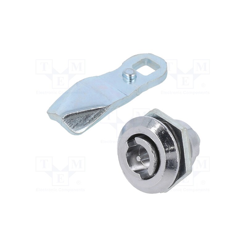 1 pcs x ELESA+GANTER - GN 115-VDE-16 - Lock, cast zinc, 16mm, Kind of insert bolt: double-bit insert
