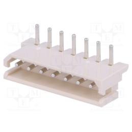 5 pcs x MOLEX - 22057075 - Socket, wire-board, male, Mini-SPOX, 2.5mm, PIN: 7, THT, 3A, tinned