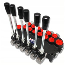 Hydro distributor monoblock 6 sections 80l tur 06p80